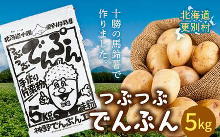 つぶつぶでんぷん5kg 片栗粉 ばれいしょ つぶつぶ片栗粉 料理 北海道十勝更別村 F21P-1109