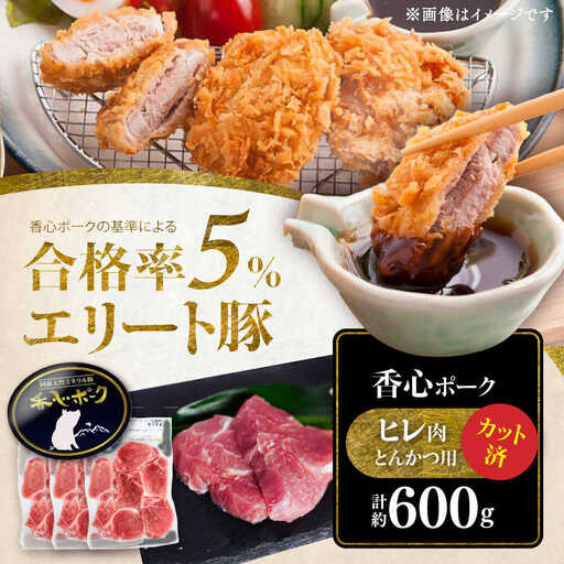 ヒレ肉 とんかつ用 計約600g  BHAH010 ヒレ