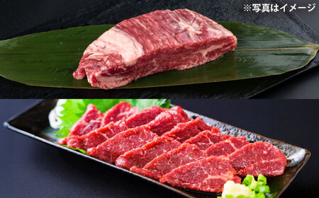 あか牛 ステーキ用ヒレ肉 約800g 馬刺し 約200g セット計約1kg 馬刺し BHBY006