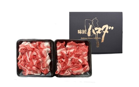 南小国産 阿蘇高原牛 切り落とし 600g 贅沢 牛 牛肉 国産牛 薄切り すき焼き しゃぶしゃぶ 焼肉 熊本県産 国産 贈答用 ギフト 熊本 阿蘇 南小国町 送料無料