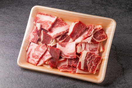 訳あり 熊本県産 あか牛 切り落とし 焼肉 400g 牛肉 国産 赤身 厚切り バーベキュー BBQ わけあり ワケアリ ギフト 贈答用 ワイエスフード 熊本 阿蘇 南小国町 送料無料