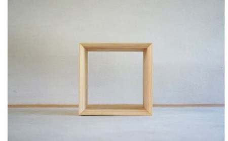 【Foreque】小国杉 キューブボックス ナチュラル  木製 天然木 無垢材 インテリア 家具 おしゃれ 贈答用 ギフト Foreque 熊本 阿蘇 南小国町 送料無料