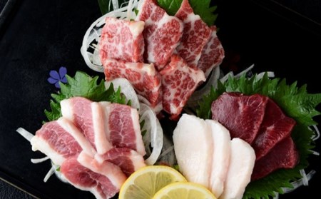 【国産】豪華馬刺し パーティーセット 4種盛り 熊本 馬刺し 4種 570g 盛合わせ 切れてる 特上 霜降り 上赤身 タテガミ フタエゴ 詰め合わせ セット 馬肉 馬 生食用 豪華 贈答用 ギフト お中元 お歳暮 JSファーム 阿蘇 南小国町 送料無料