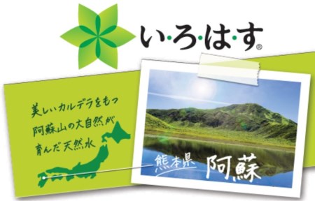 【6ヶ月定期便】い・ろ・は・す（いろはす）阿蘇の天然水 2L×12本（2ケース）×6ヶ月 計72本