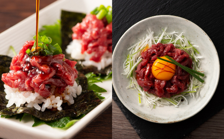 「熊本特産」切れてる馬刺し4種セット	|フジチク