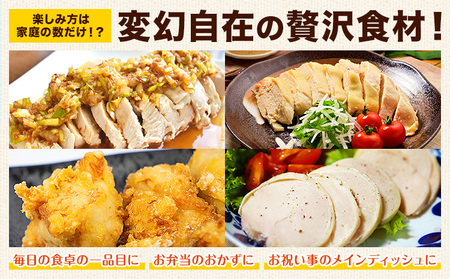 大容量 鶏肉 熊本県産 若鶏むね肉 2kg×4袋 8kg