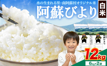 米 白米 訳あり 12kg (6kg×2袋) 熊本県産 阿蘇びより《11月-12月頃出荷予定(土日祝除く)》こめ 熊本県産 米 わけあり お米 おこめ 送料無料 