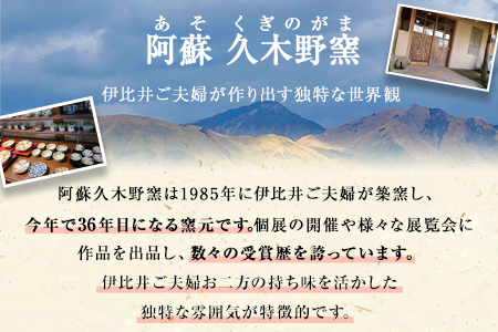 阿蘇久木野窯 月にうさぎ文様 ゴブレット2個セット（桜・菊・るりゴス