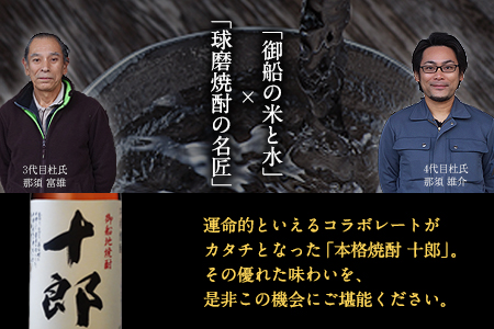 本格米焼酎 十郎(じゅうろう) さわやかでしっかりとした甘さの本格米焼酎 720ml×2本 御船町 河内愛農園プロデュース 那須酒造場《30日以内に出荷予定(土日祝除く)》 お中元 贈答 ギフト