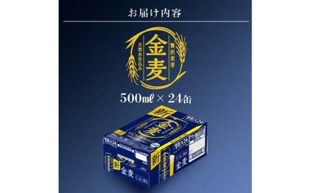 FKK19-787_【2ヶ月連続】サントリー 金麦 500ml×1ケース(24本） 熊本県 嘉島町 ビール