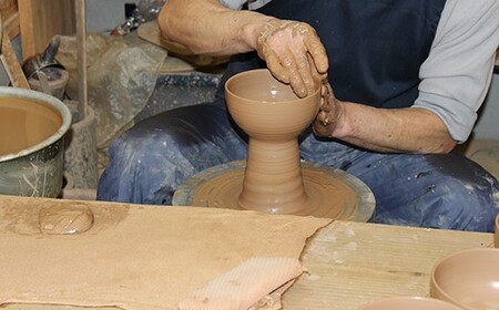 FKK99-020_国指定伝統的工芸品「小代焼」　花入　（高さ24.5cm）  熊本県 嘉島町