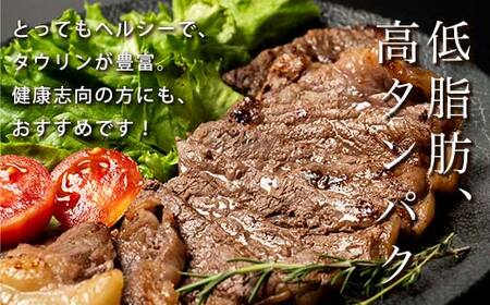 FKK19-266_贅沢セット（あか牛サーロインステーキ440g・あか牛ハンバーグ100g×10個） 熊本県 嘉島町