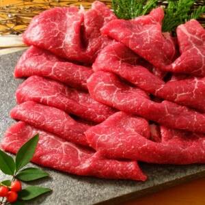 熊本和牛あか牛赤身スライス1kg(500g×2)(益城町)【配送不可地域：離島】【1463322】