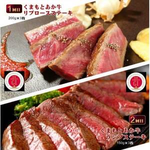 【毎月定期便】【GI認証】くまもとあか牛 食べ比べ Aセット(益城町)全6回【配送不可地域：離島】【4067034】