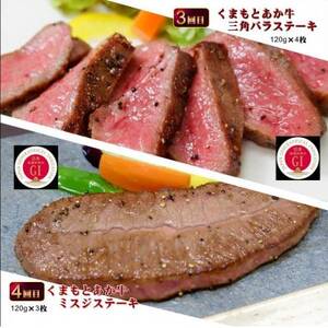 【毎月定期便】【GI認証】くまもとあか牛 食べ比べ Aセット(益城町)全6回【配送不可地域：離島】【4067034】