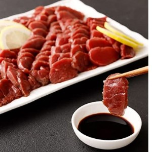 【馬刺し】熊本直送　赤身200g+上霜降り(トロ)210g　セット(益城町)【配送不可地域：離島】【1343476】