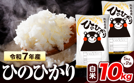 令和7年産 ひのひかり 白米 10kg 《7-14日以内に出荷予定(土日祝除く)》 熊本県産 白米 精米 氷川町 ひの 送料無料 ヒノヒカリ コメ 便利 ブランド米 お米 おこめ 熊本 SDGs