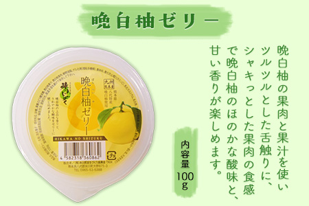 晩白柚スイーツセット ゼリー プリン はちみつドリンク 道の駅竜北 《60日以内に出荷予定(土日祝除く)》