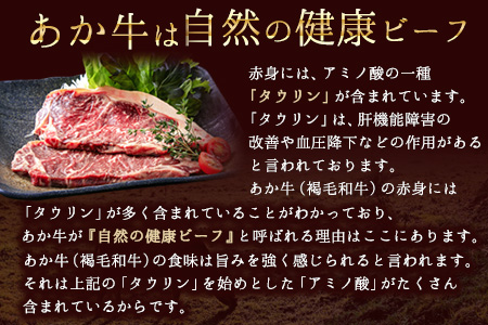 あか牛（褐毛和牛） サーロイン ステーキ 500g 牛肉 冷凍《2026年1月中旬-3月末頃出荷》 