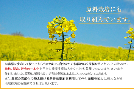 「堀内製油」の地あぶら（なたね油）1650g×6本 【定期便】計2回 熊本県氷川町産《お申込み月翌月以降の出荷月から出荷開始》