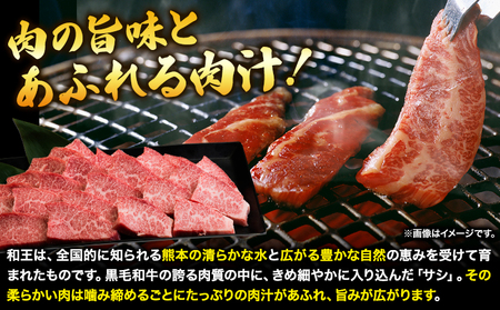 くまもと黒毛和牛 和王 バラ 霜降り 焼肉切り落とし 550g A5 A4 等級《30日以内に出荷予定(土日祝除く)》熊本県 津奈木町 黒毛和牛 牛肉 冷凍 個別 取分け 小分け チャック付き バラ凍結 肉 お肉 焼き肉 焼き肉用