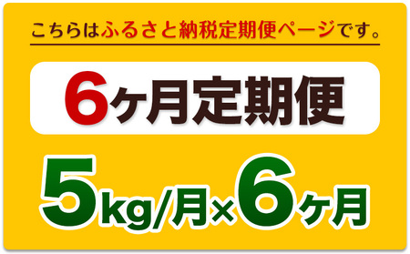 【6ヵ月定期便】白米 令和7年産 ひのひかり 5kg 定期便