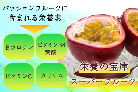 先行予約 パッションフルーツ 約1kg(12～16個) つなぎ南興FARM《7月上旬-7月中旬頃出荷》