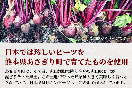 熊本県産 ビーツ の粉末セット (粗粉末100g×1袋・微粉末100g×1袋) あさぎり農園 スーパーフード 栄養豊富 美容 健康 115-0603