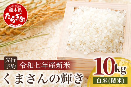 令和7年産 新米 くまさんの輝き 10kg (令和7年10月中旬より順次発送) 新米 熊本県 多良木町 お米 10 キロ 米 白米 精米 107-0702
