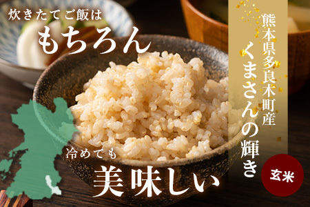 【令和7年産 玄米 】くまさんの輝き 玄米 30kg 熊本県 多良木町産 11月中旬~発送 新米 げんまい 熊本県 米どころ たらぎ お米 米 備蓄 30キロ 120-0502