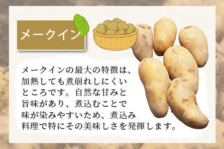 大森さんの じゃがいも 食べ比べセット 約5kg メークイン ／アンデスレッド 熊本県 多良木町 ジャガイモ じゃが芋 野菜 ポテト 芋 いも 数量限定 065-0701