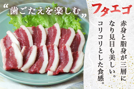 本場熊本 3種の馬刺し 300g【赤身・フタエゴ・サガリ各100g】 馬刺し 冷凍 馬肉 定番 熊本県 多良木町 ばさし 肉 赤身 121-0502