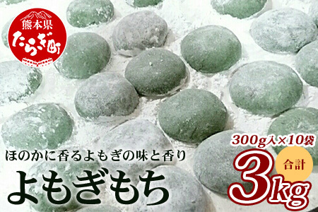 【年末発送】冷凍【 餅 】よもぎもち 約3kg (300g×10パック) 11月～発送 こもち 小餅 餅 お餅 おもち お正月 お米 食べやすい サイズ 大容量 082-0628-R712