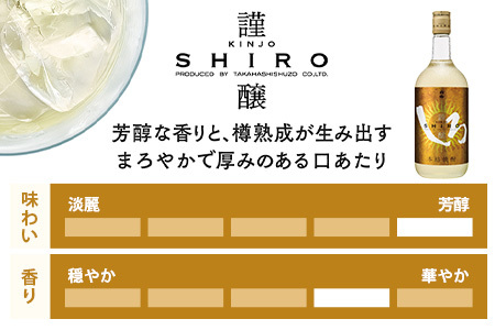 本格米焼酎 白岳 金しろ 銀しろ しろ 米焼酎 各720ml ×3本セット 25度