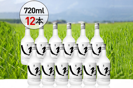 本格米焼酎 「白岳しろ」25度 720ml×12本セット 計8.64L  アレンジ可 お酒 酒 さけ 本格米焼酎 本格 本格焼酎 米焼酎 お米 米 焼酎 しょうちゅう 白岳 はくたけ 上質 食中酒 すっきり 軽やか 淡麗 ロック 水割り ハイボール クールショット 熊本県 熊本 多良木町 多良木 018-0473