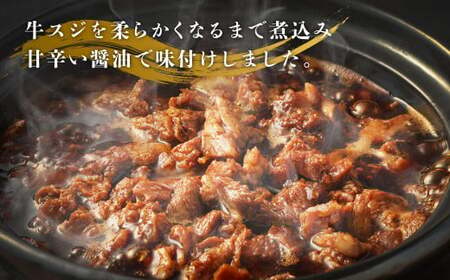 【ふるなびWEEK対象】訳あり 牛すじ煮込み（180g×10パック） 合計1800g 訳アリ 牛すじ 肉 お肉 牛肉 惣菜 おかず おつまみ 簡単調理 惣菜 電子レンジ 熊本県 湯前町 FN-Limited-PR