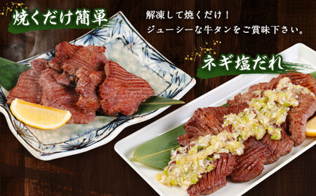  選べるお試し【訳あり】塩味厚切り牛タン 500g 厚切り 牛タン 肉 BBQ 焼肉 熊本県 水上村