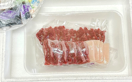 スライス馬刺しセット 計約100g （上赤身 約90g・たてがみ 約10g） 馬刺し 馬刺 馬肉