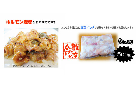 熊本和牛 あか牛 ホルモン 約1kg （約500g×2） 牛 ミックスホルモン ［小腸 大腸 アカセンマイ センマイ］ 4種類 セット 料理 冷凍 焼き肉 焼肉
