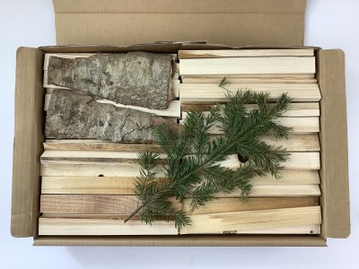 サンタランドウッドソロキャンプバーベキュー用焚き付けセット（Ｂ）