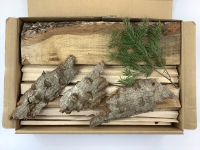 サンタランドウッドソロキャンプバーベキュー用焚き付けセット(D)