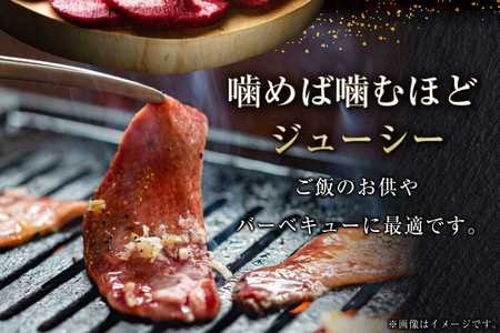 牛タン 厚切り 訳あり 塩味厚切り牛タン 500g 1P 計500g [上球磨農産 熊本県 五木村 51120347]