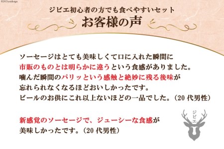 【初心者でも安心】鹿モモ肉200g＆鹿ソーセージ300gのジビエセット＜日添＞【熊本県五木村】