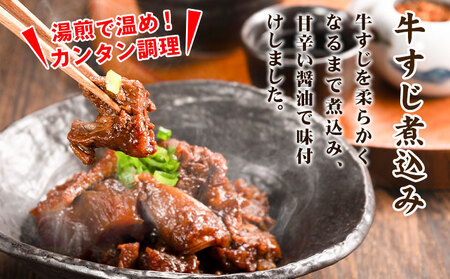 牛すじ煮込み 8パック 180g × 8袋《90日以内に出荷予定(土日祝除く)》熊本県 山江村 上球磨農産 牛 簡単調理 温めるだけ 大容量 約1.44kg 8食分 送料無料