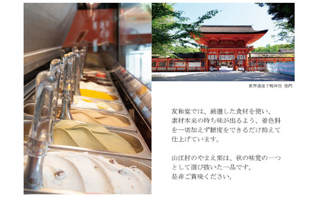 やまえ栗 ジェラート 4個 友和堂 《10月上旬-12月中旬頃出荷》 熊本県 球磨郡 山江村 スイーツ お菓子 洋菓子 アイス 栗 くり 