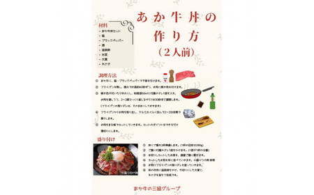 あか牛丼(2人前)セット FKP9-505 