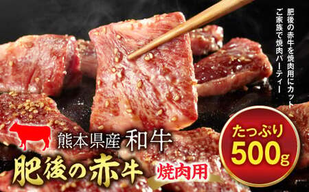 肥後の赤牛 焼肉用（500g） FKP9-451