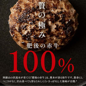  【6カ月定期】肥後の赤牛ハンバーグ（150g×12個） FKP9-583