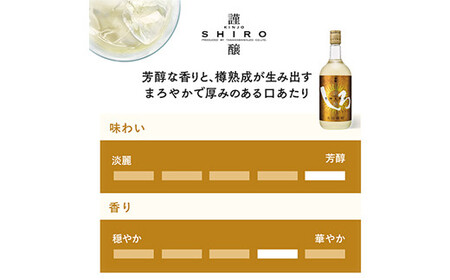 高橋酒造　金銀しろ米焼酎3本セット