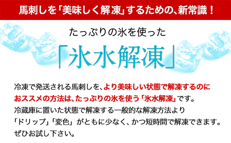 霜降り 馬刺し 750g タレ 小分け 馬刺し